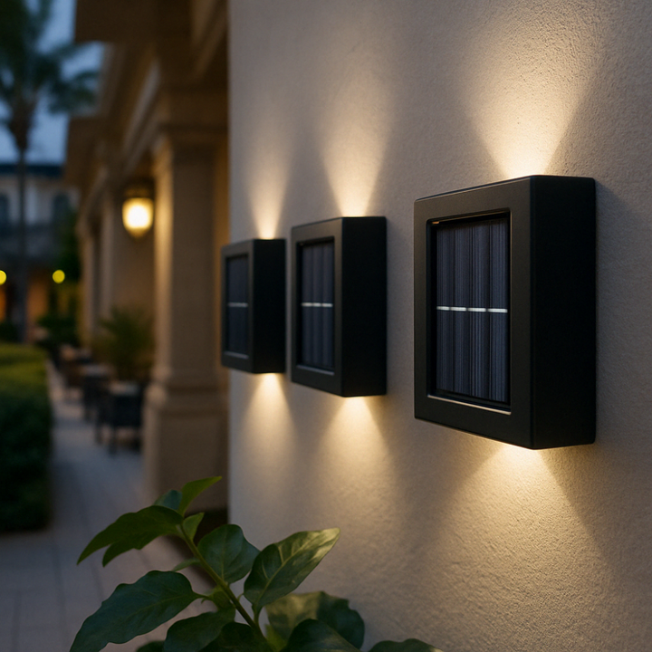 Yandir | Luxuriöse Kabellose Solar LED Wandlampen