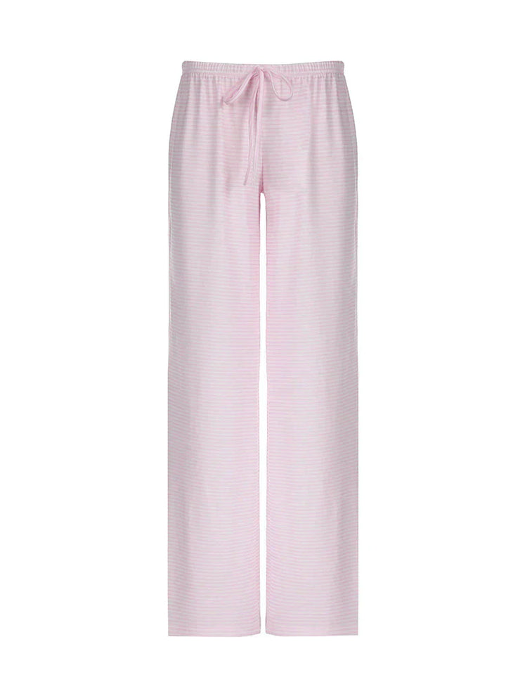 Zaria | Damen Bequeme Gestreifte Lockerer Passform Hose