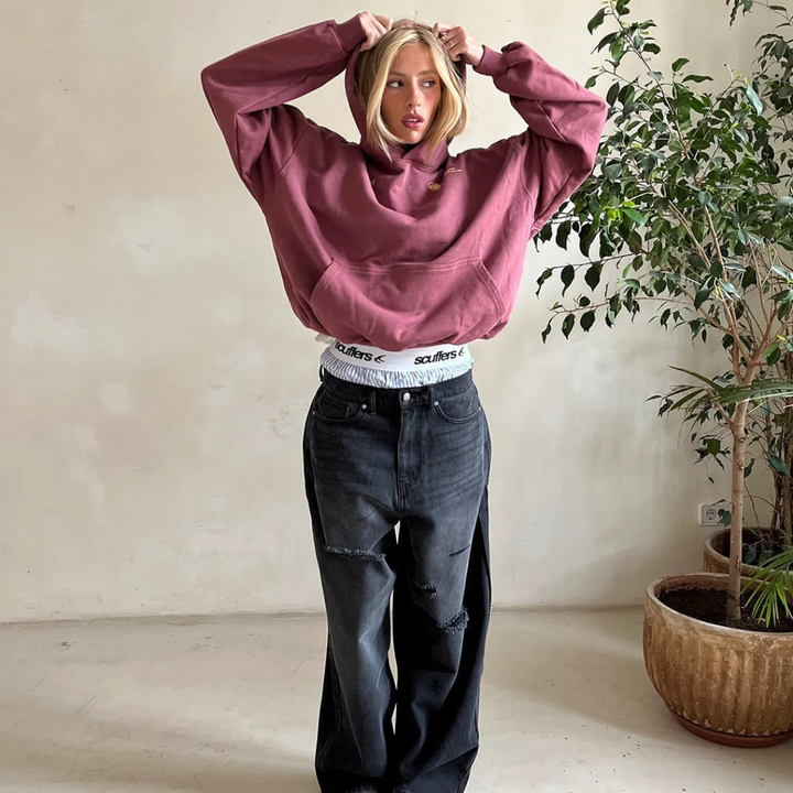 Stylischer Winter-Kapuzenpullover | Warm und Weich