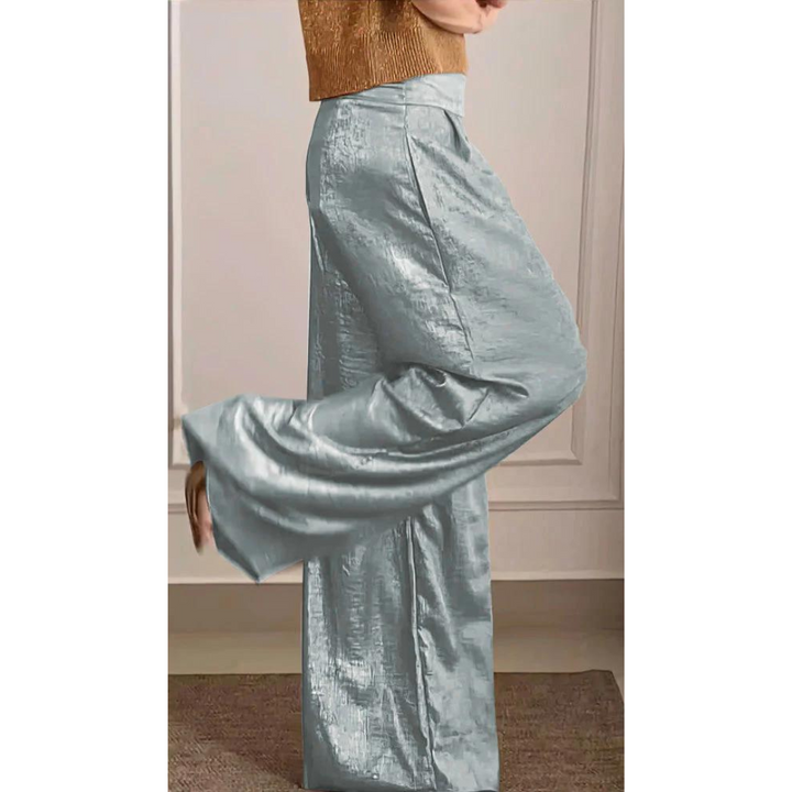 Leontina | Damen Elegantes Blusen und Hosen Satz
