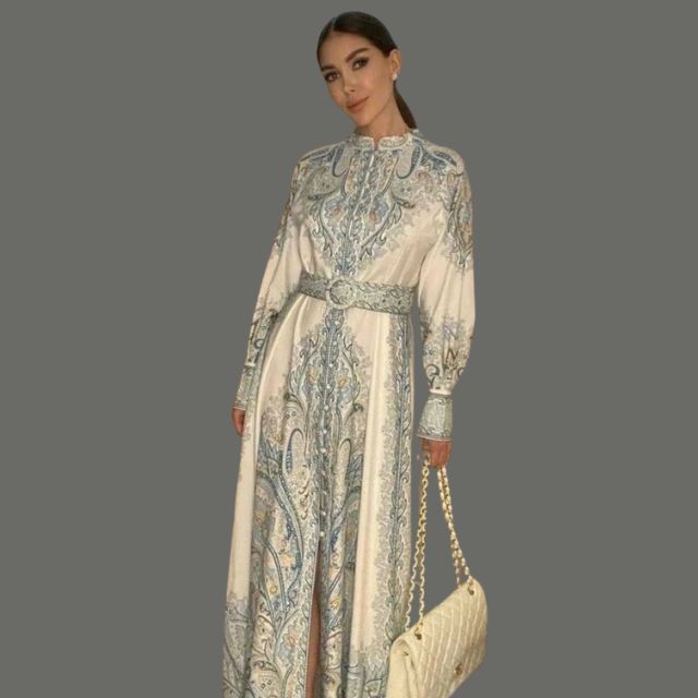 Aribella | Blumig A-Linien Kleid