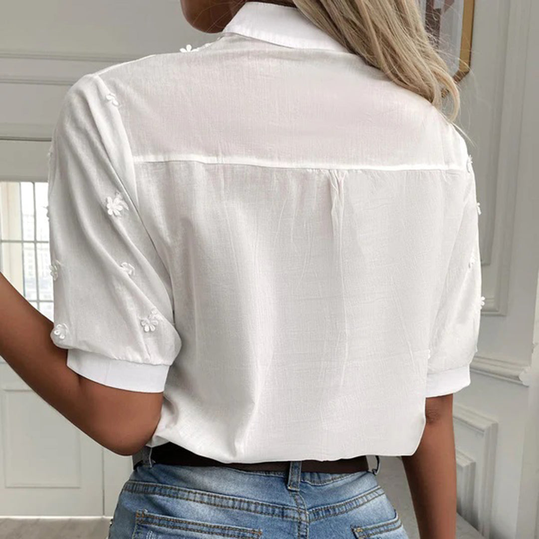 Ninetta | Schick Damen Weiße Bluse