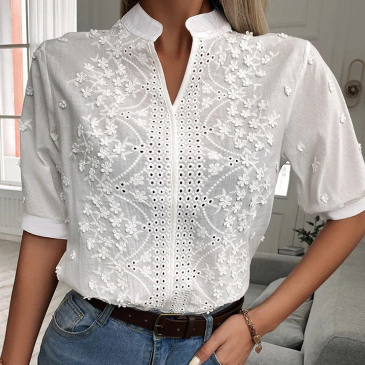 Ninetta | Schick Damen Weiße Bluse