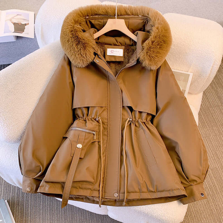 Damen Eleganter Wasserdichter Wintermantel