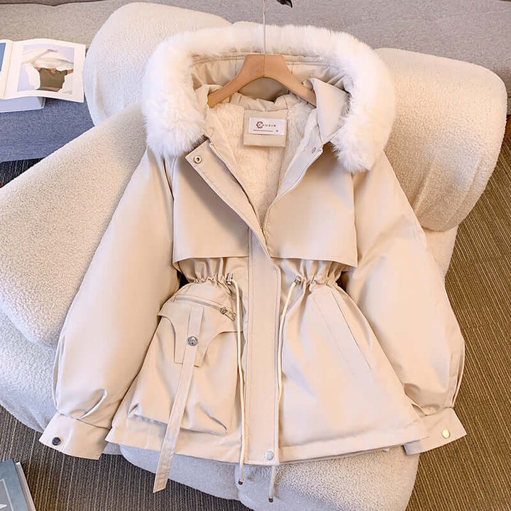 Damen Eleganter Wasserdichter Wintermantel