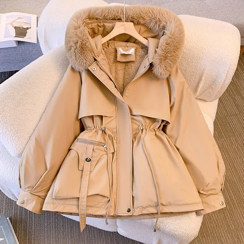 Damen Eleganter Wasserdichter Wintermantel