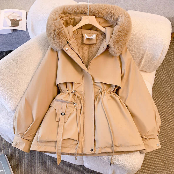Damen Eleganter Wasserdichter Wintermantel