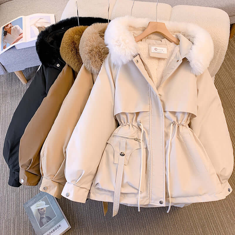 Damen Eleganter Wasserdichter Wintermantel