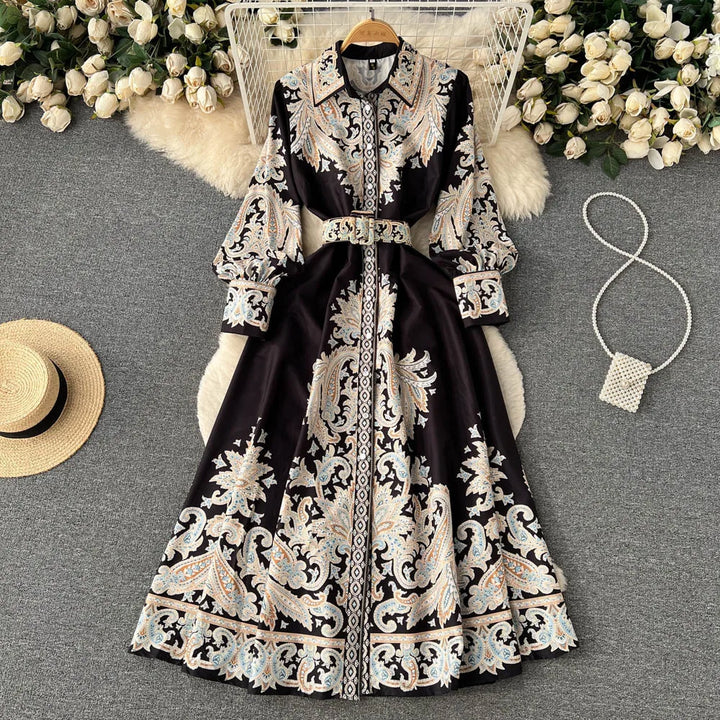 Aribella | Blumig A-Linien Kleid