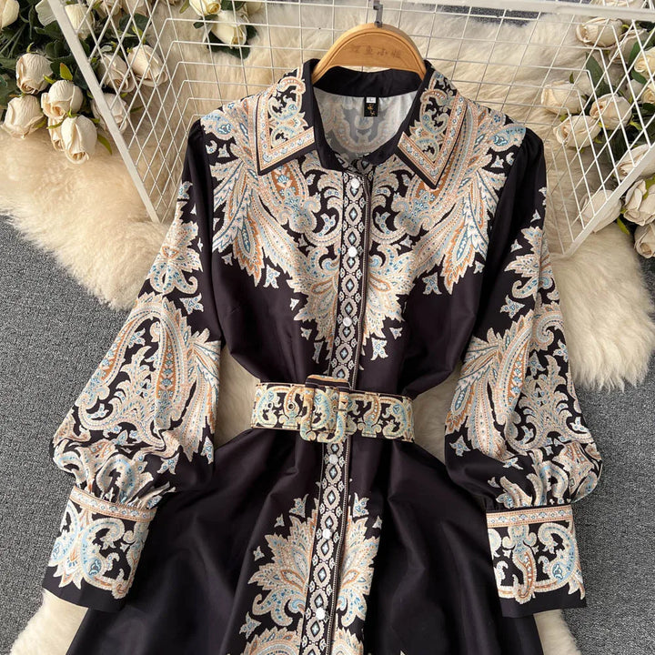 Aribella | Blumig A-Linien Kleid