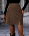 Querra | Damen Rippenstrick-Minirock
