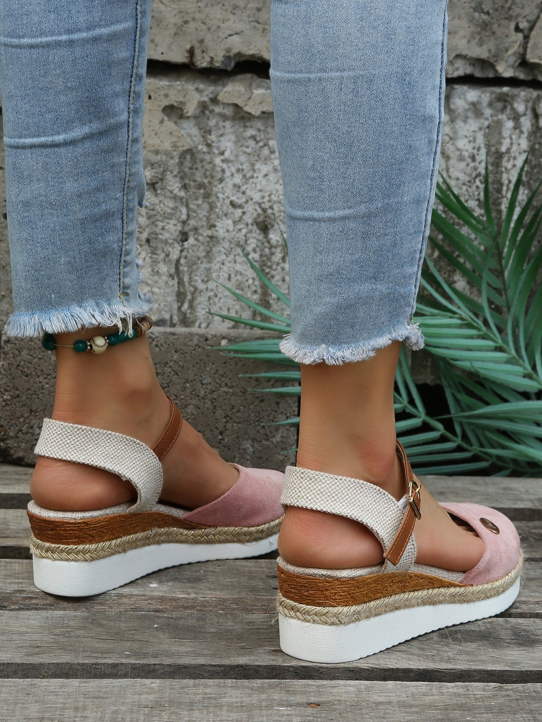 Halira | Damen Schicke Sommer Espadrille Sandalen
