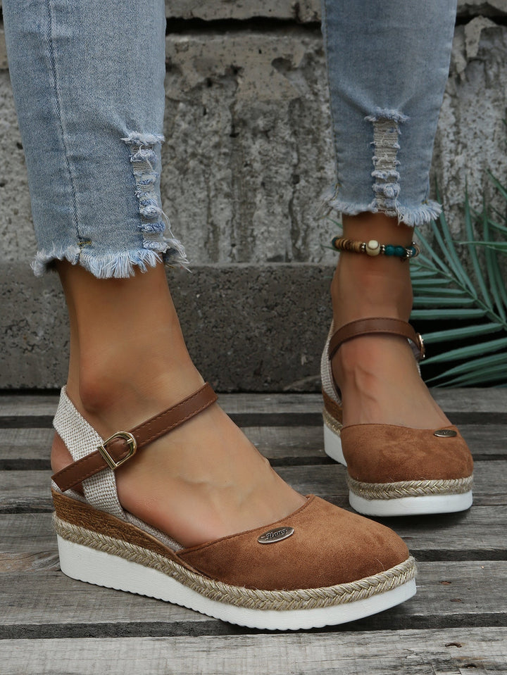 Halira | Damen Schicke Sommer Espadrille Sandalen