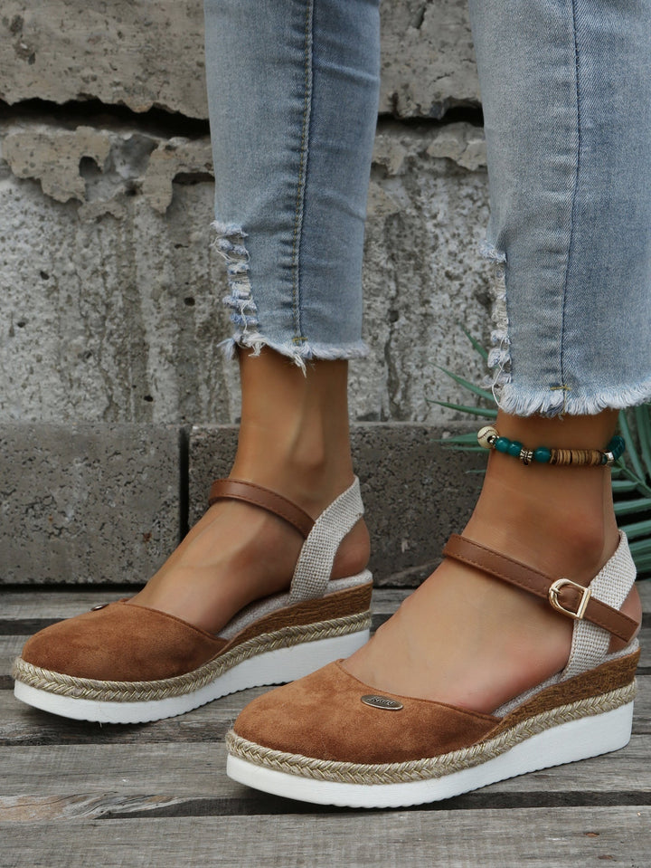 Halira | Damen Schicke Sommer Espadrille Sandalen