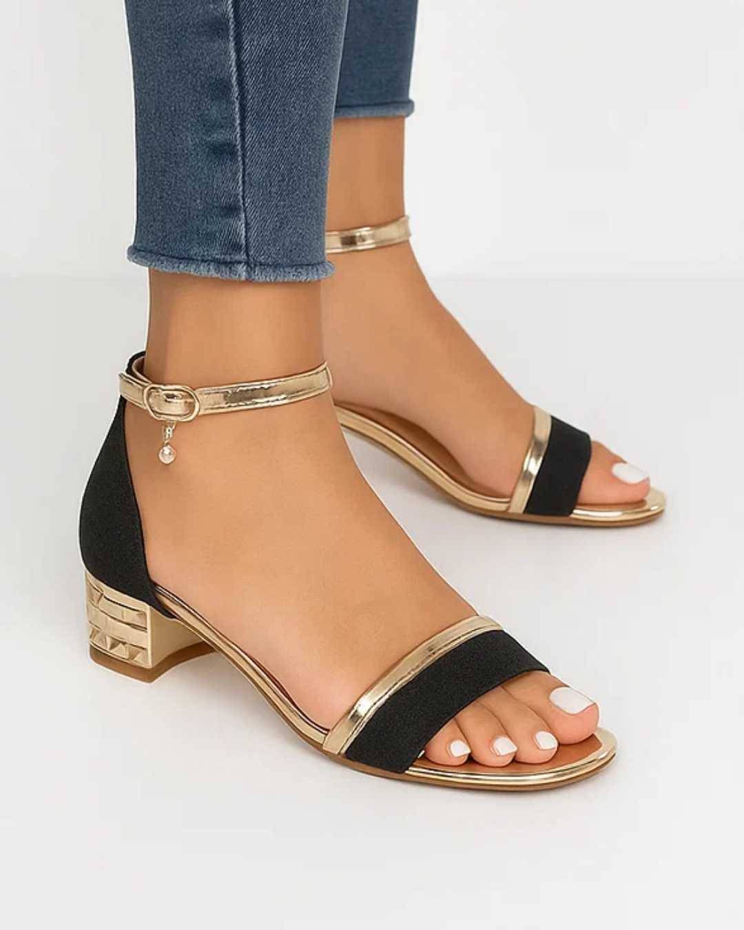 Fioren | Damen Funkelnd Elegante Hochhackige Kleid Schuhe