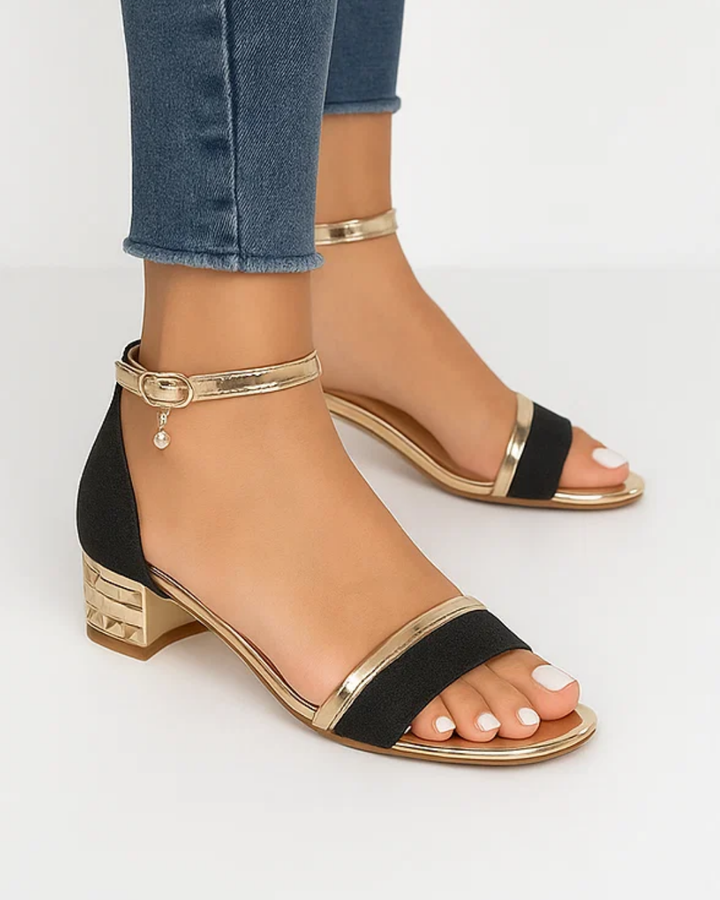 Fioren | Damen Funkelnd Elegante Hochhackige Kleid Schuhe