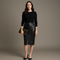 Keela | Damen Hoher-Taille Lederrock Mit Seitenschlitz