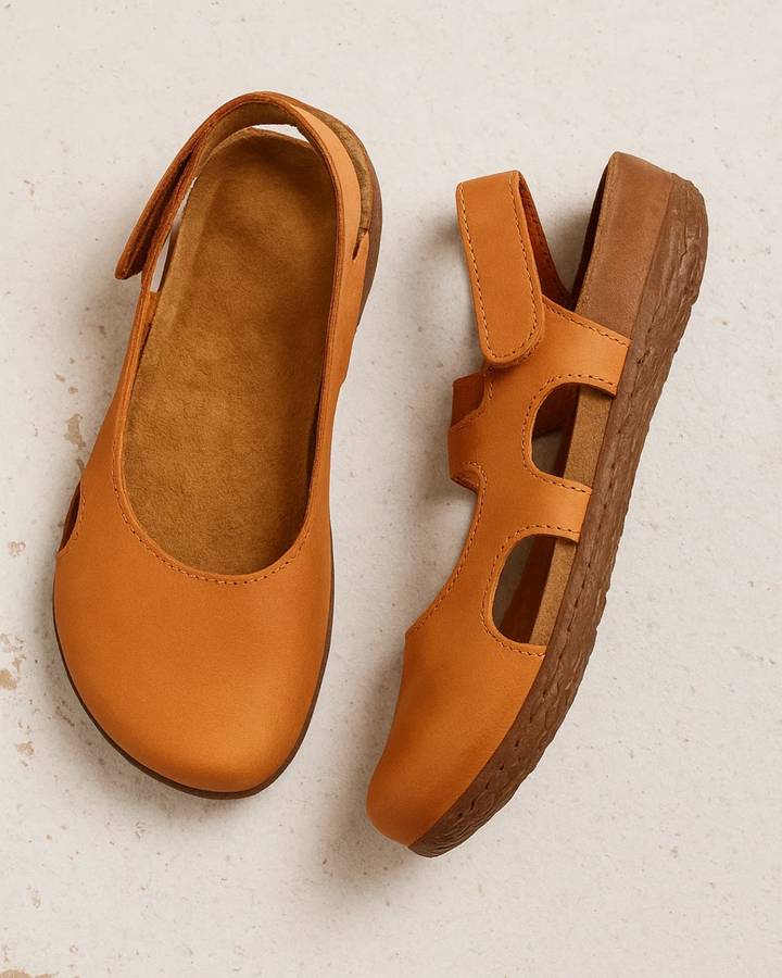 Eleska | Damen Überstreifen Sommer Sandalen