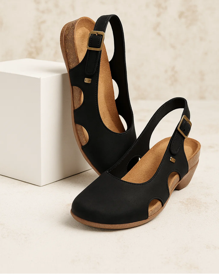 Eleska | Damen Überstreifen Sommer Sandalen