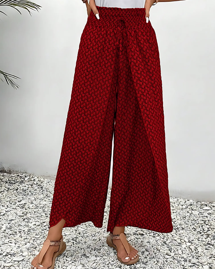 Olira | Damen Geometrischem Aufdruck Sommerhose