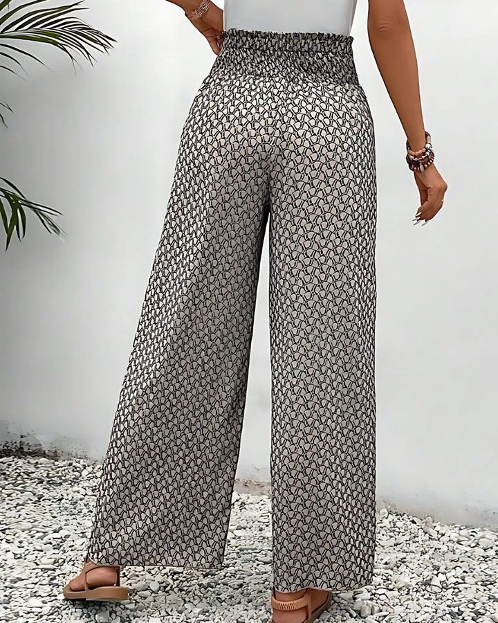 Olira | Damen Geometrischem Aufdruck Sommerhose