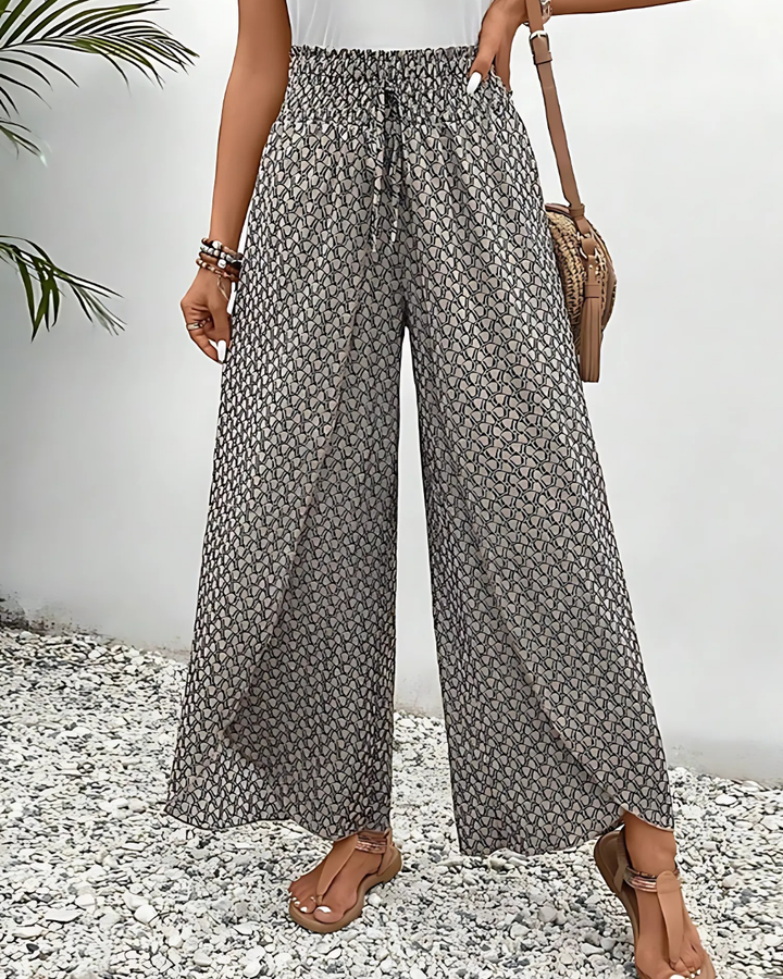 Olira | Damen Geometrischem Aufdruck Sommerhose