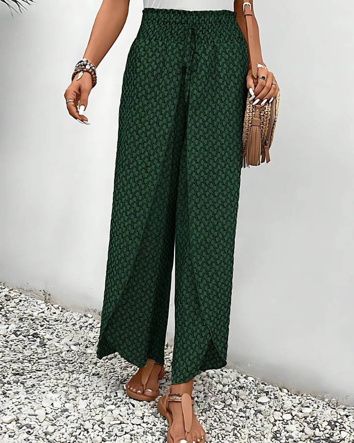 Olira | Damen Geometrischem Aufdruck Sommerhose
