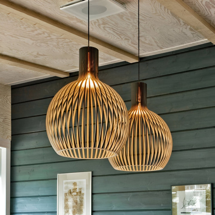 Nordisches Holz Jahrgang Pendelleuchte