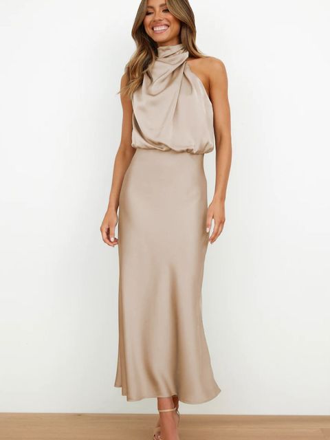 Lucía | Elegantes Knielanges Partykleid für Frauen