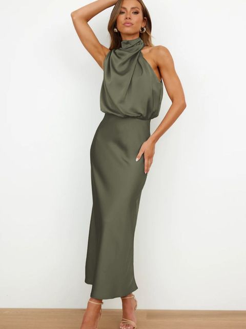 Lucía | Elegantes Knielanges Partykleid für Frauen