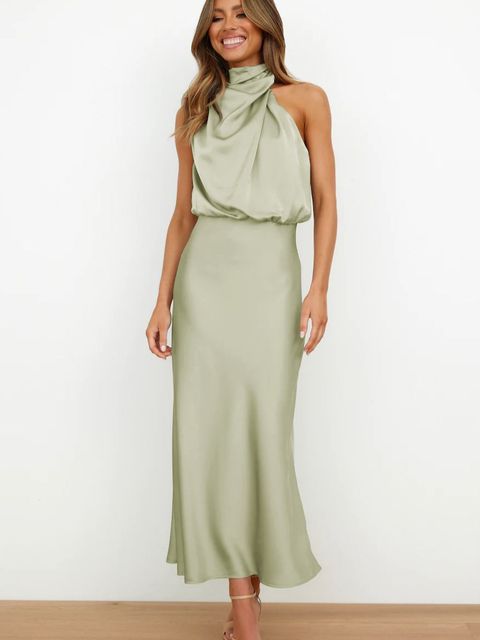 Lucía | Elegantes Knielanges Partykleid für Frauen