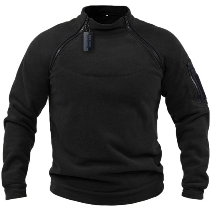 Herren Draußen Fleecepullover