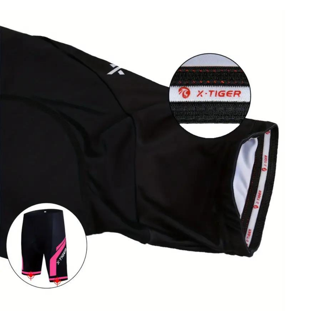 Damen 3D Gepolsterte Radlerhose | Schmerzfreie und Ergonomische Passform