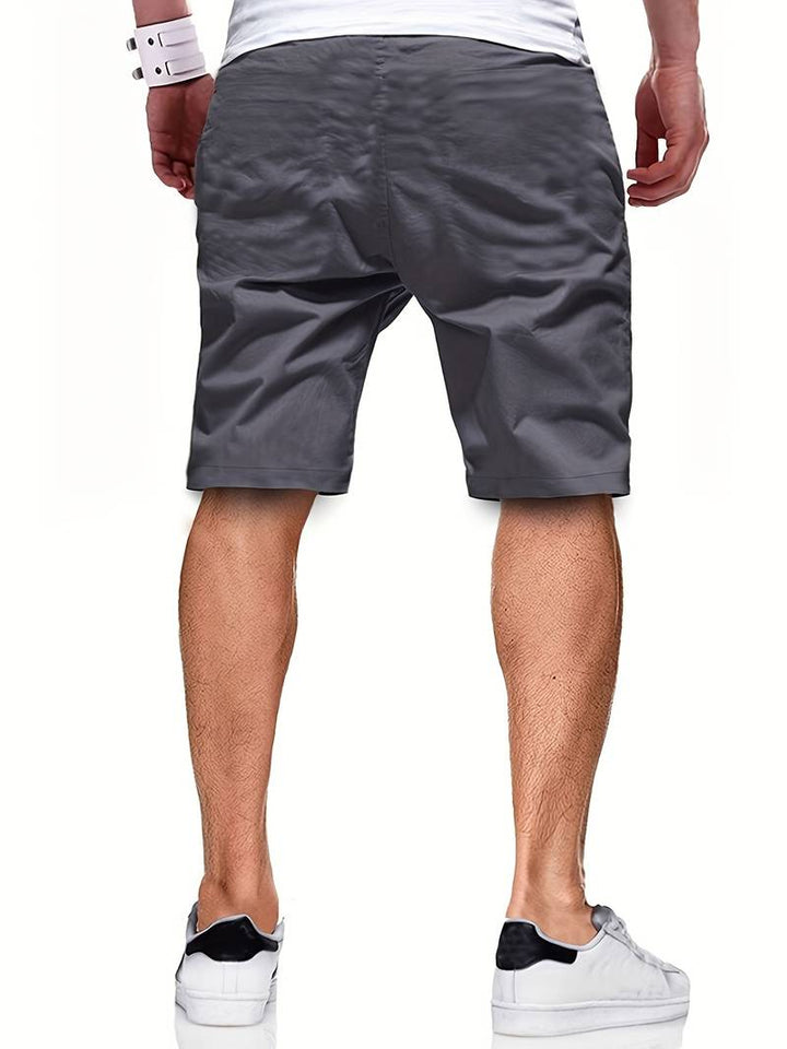 Jari | Herren Abgeschnitten Kordelzug Kurze Hose