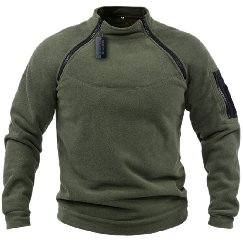 Herren Draußen Fleecepullover