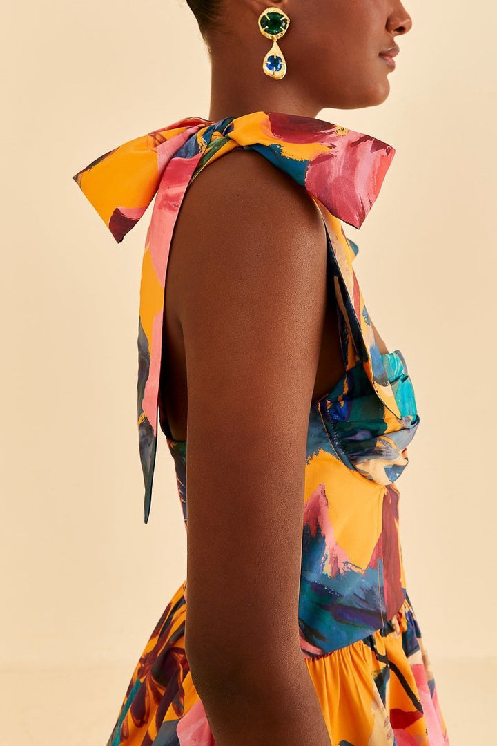 Honoria | Ärmelloses Sommer Sonnenkleid mit Trägern