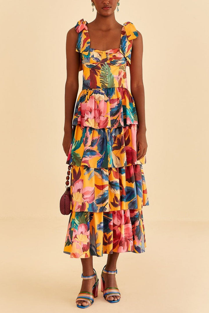 Honoria | Ärmelloses Sommer Sonnenkleid mit Trägern