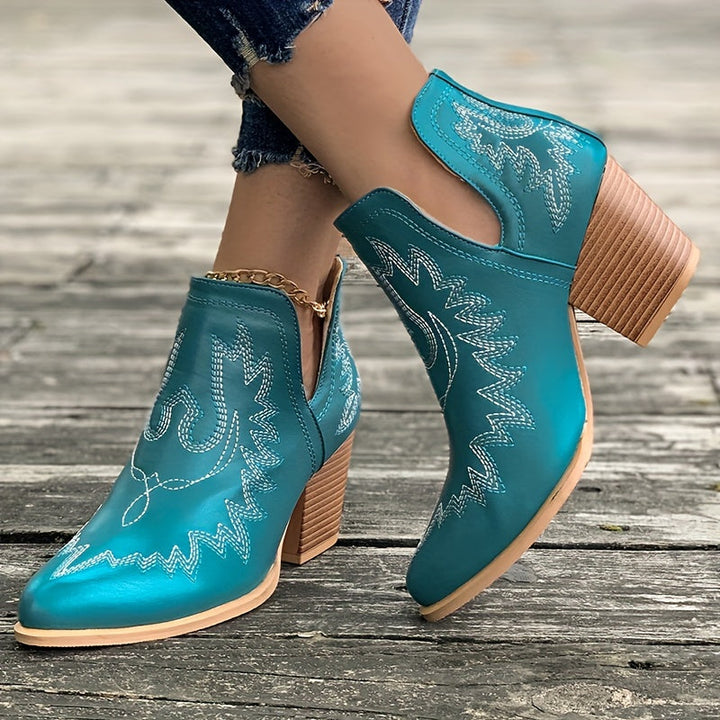 Cendrillon | Klobigem Absatz Stiefelette für Frauen