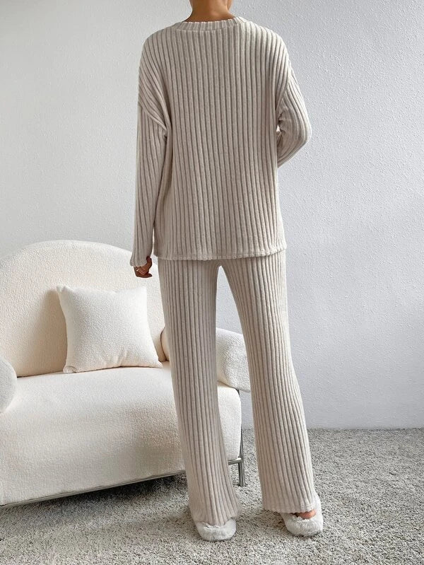 Damen Strickhosen und Pullover Satz