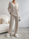 Damen Strickhosen und Pullover Satz
