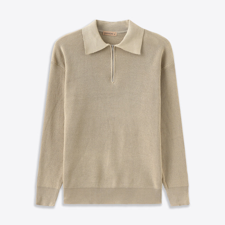 Kaelen | Herren Halb-Reißverschluss Pullover Pullover