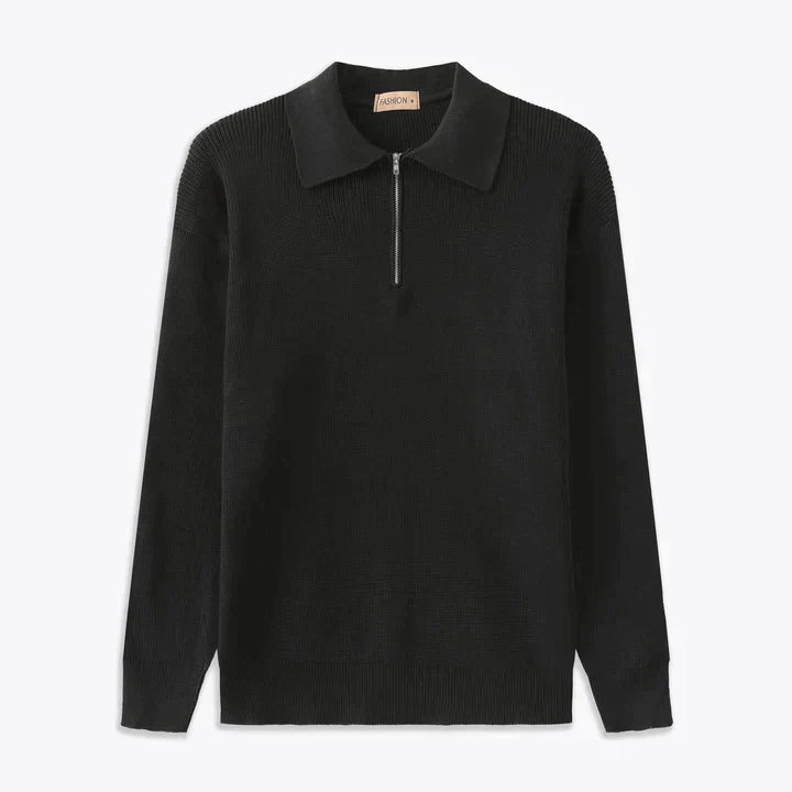 Kaelen | Herren Halb-Reißverschluss Pullover Pullover