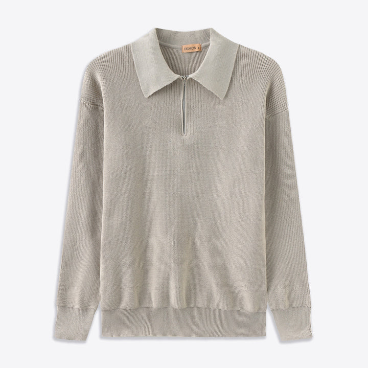 Kaelen | Herren Halb-Reißverschluss Pullover Pullover