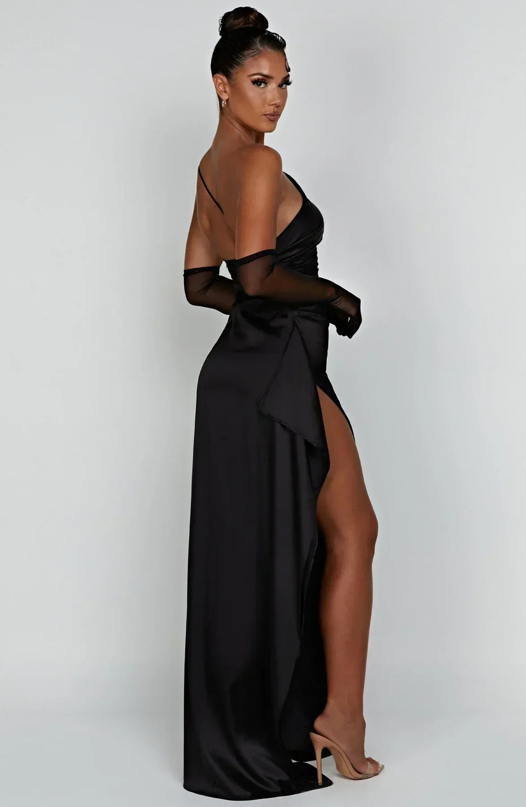 Faelith | Satin Abendkleid