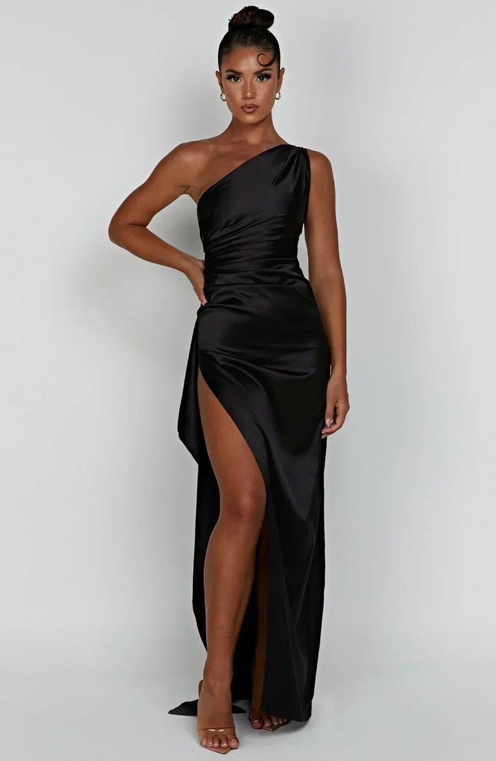 Faelith | Satin Abendkleid