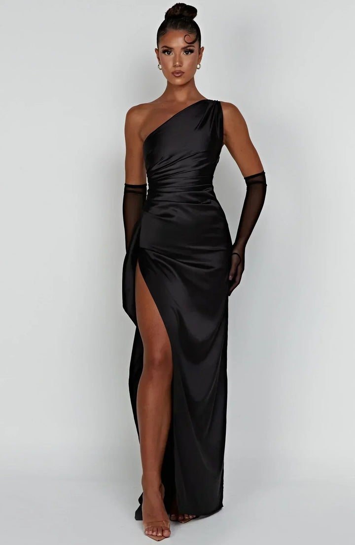 Faelith | Satin Abendkleid