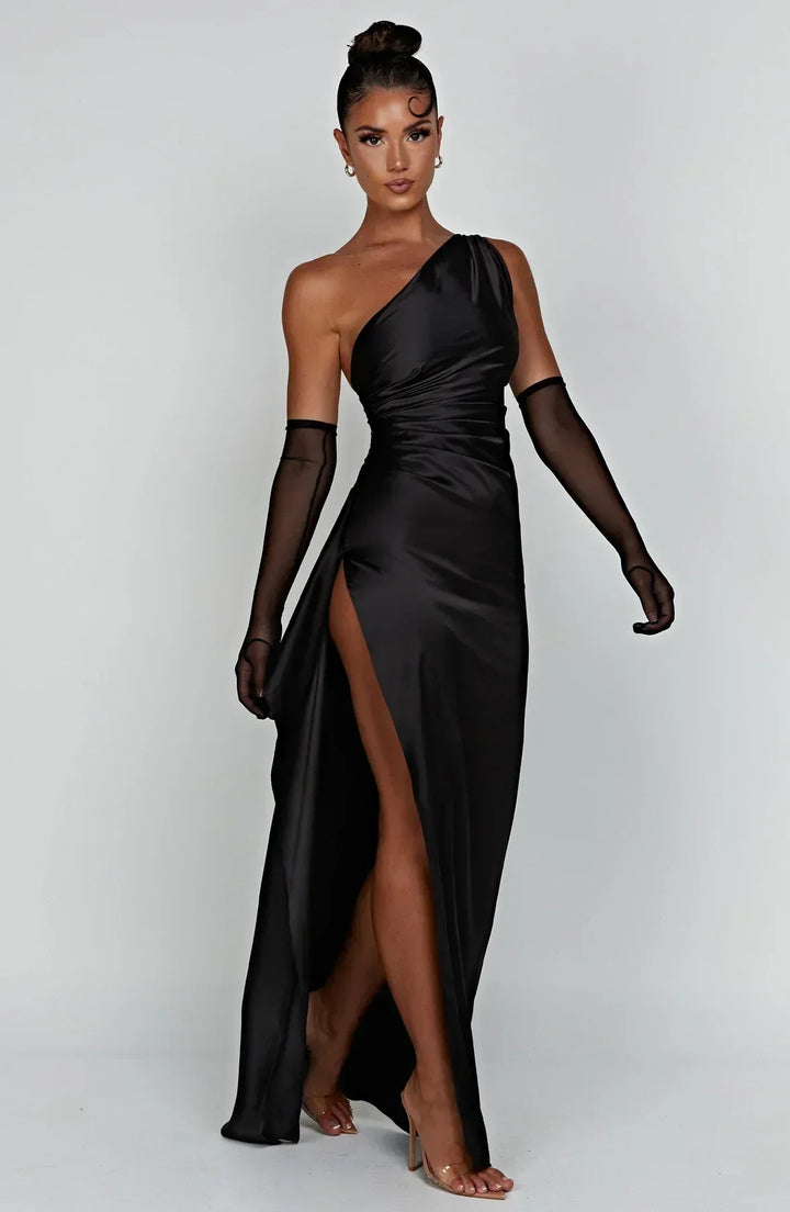 Faelith | Satin Abendkleid