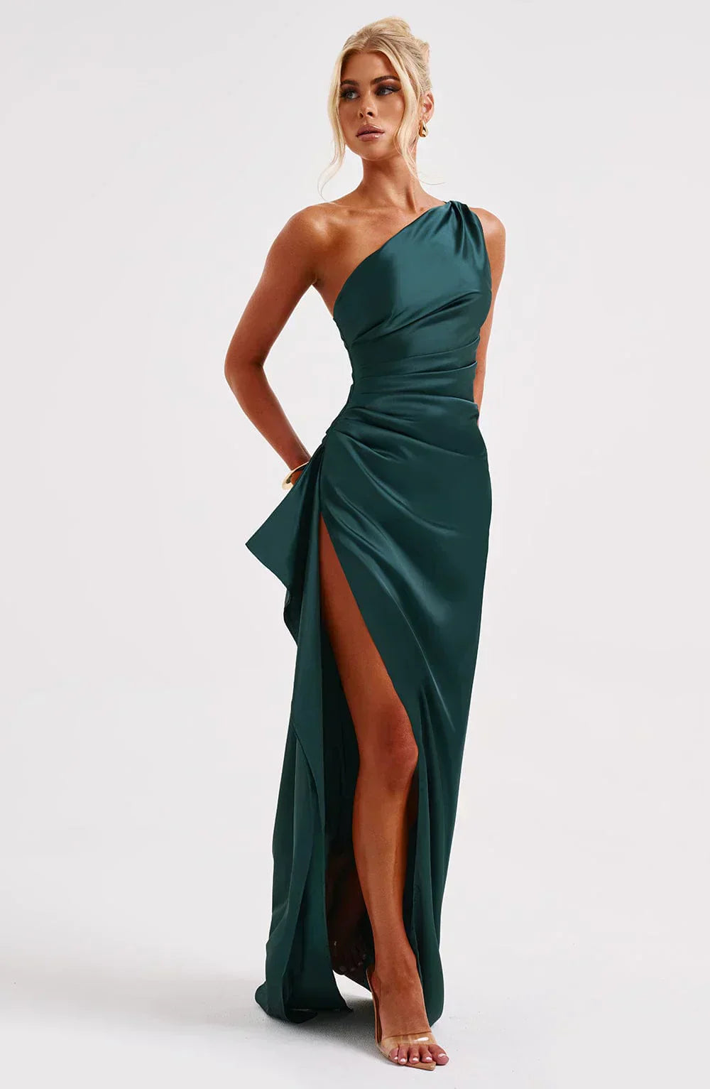 Faelith | Satin Abendkleid
