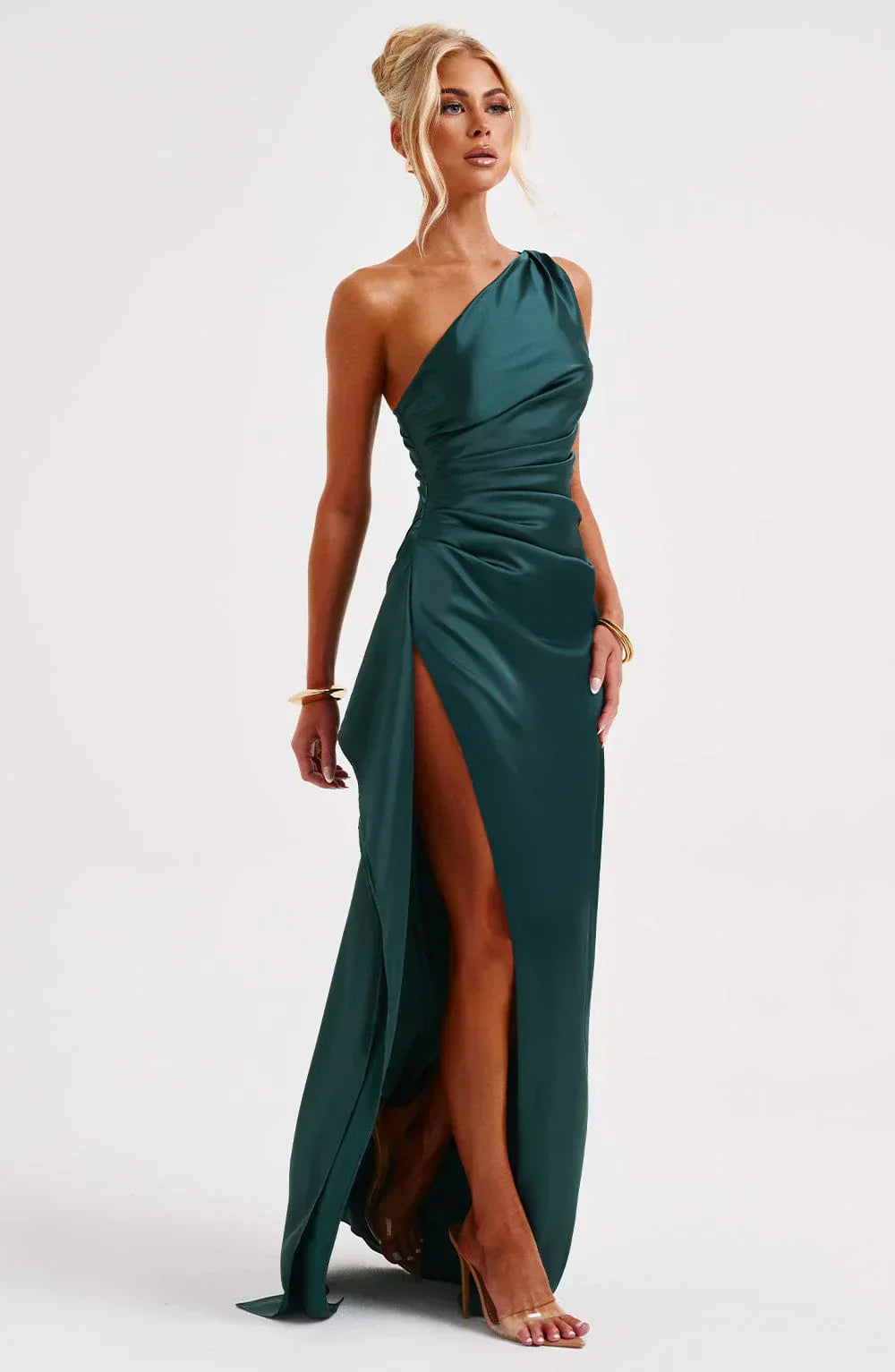 Faelith | Satin Abendkleid