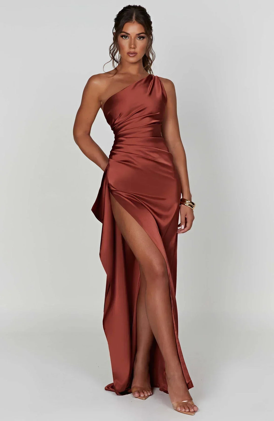 Faelith | Satin Abendkleid